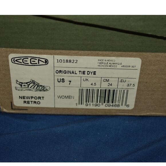 NEW KEEN Newport Retro Original Tie Dye Women's 7 NIB Sandals Outdoor Covered - Picture 7 of 7